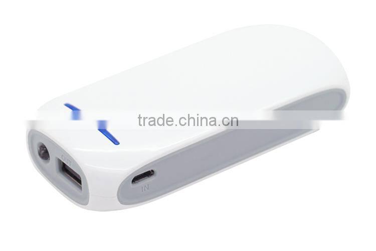 Brand New UV Finish Power Bank 4400mAh/5200mAh with LED Torch for Smart Phone