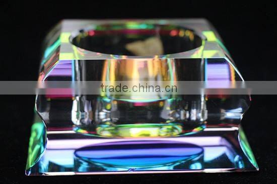 Nice Color Crystal Sugar Bowl with Lit Home Decoration for gift