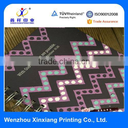 cute writing kraft paper spiral exercise notebook