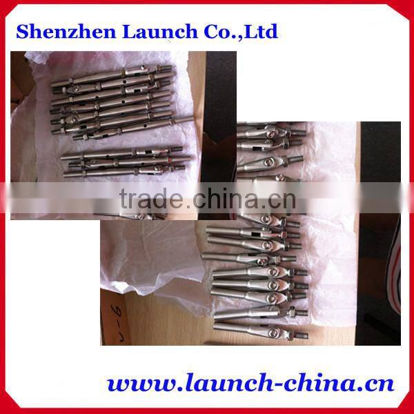 stainless steel 316 wire rope tensioner for wood handrail