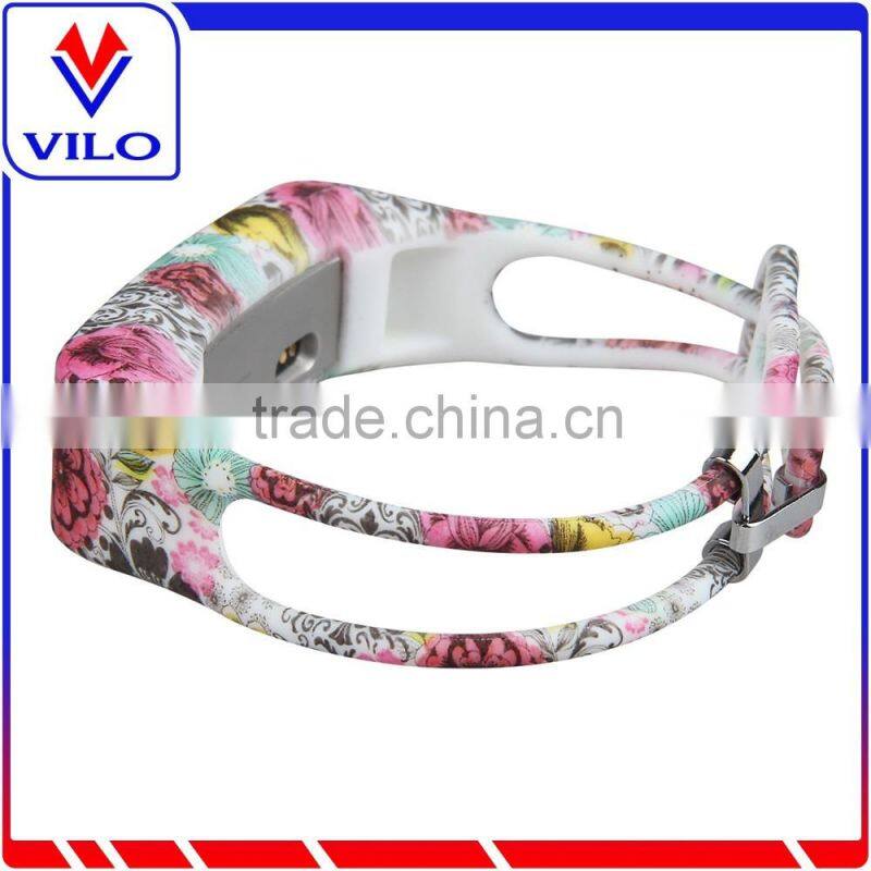 OEM Pattern Rubber Replacement Watch Band Wrist Strap For Fitbit Alta Smart Watch Fitness Strap Accessory
