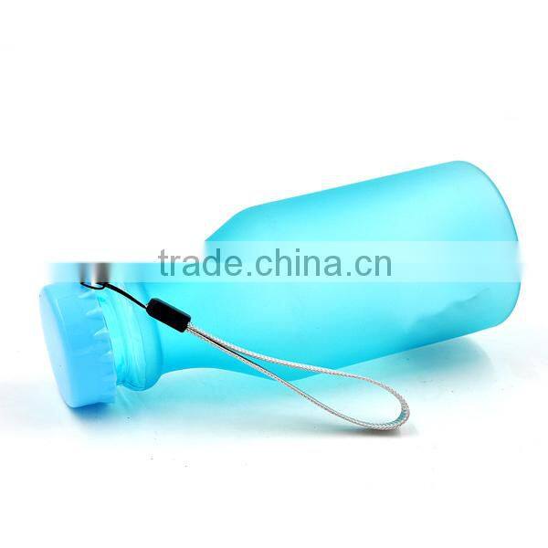 2016 Custom Brand Tritan Safe Frosted Custom Drink Bottle,Airtight Cap with Strap,BPA free