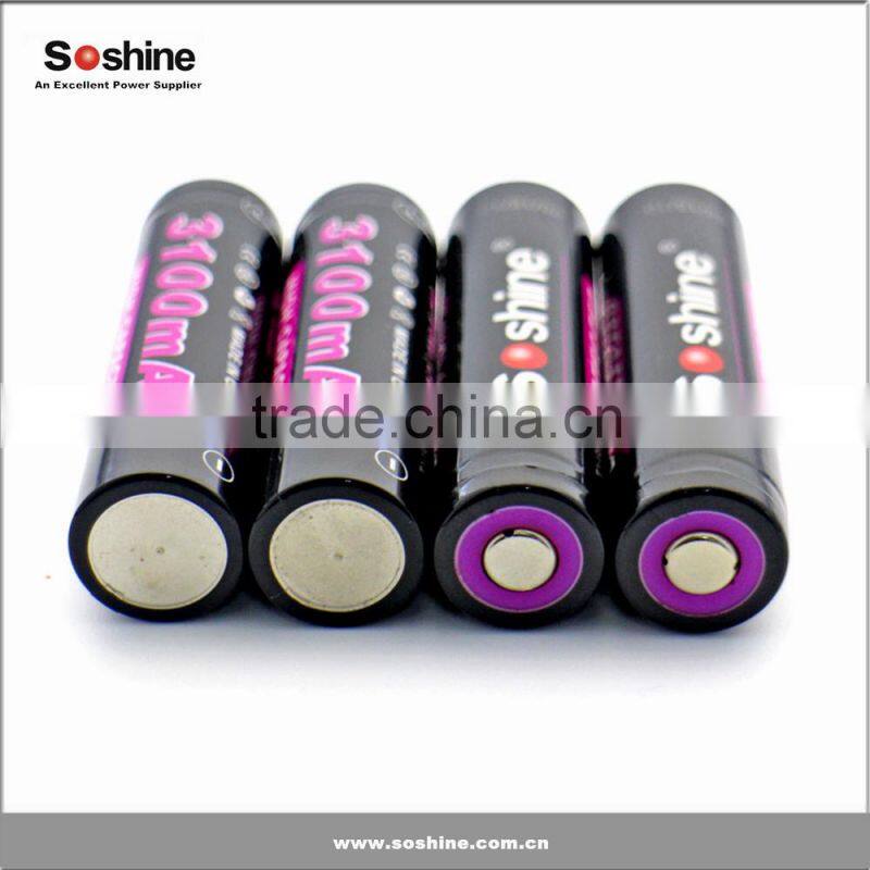 Best price lithium ion battery cell 18650 Quality Lithium Ion rechargeable cell with CE Rohs certificate