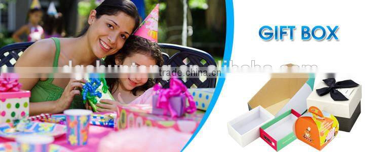 empty small fancy paper chocolate gift packaging box