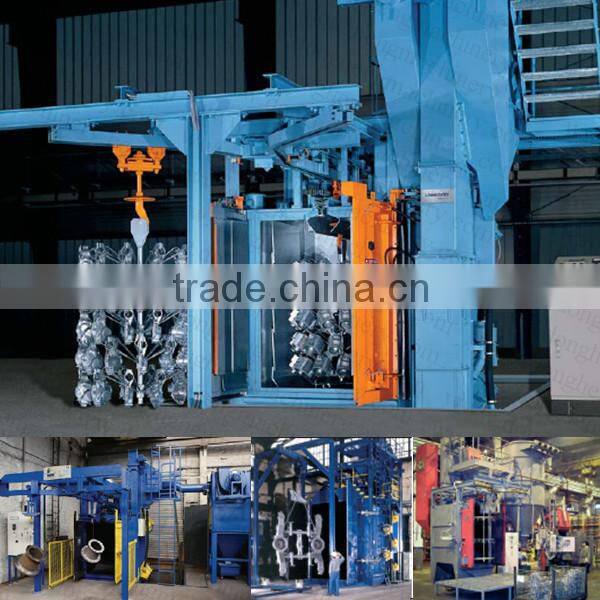 manufacture direct sales Rotary hook type hanger shot blasting machine