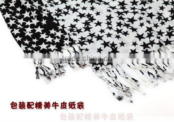 star printed pashmina scarf new 32