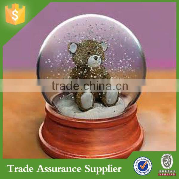 Custom christmas snow globe music snow globe