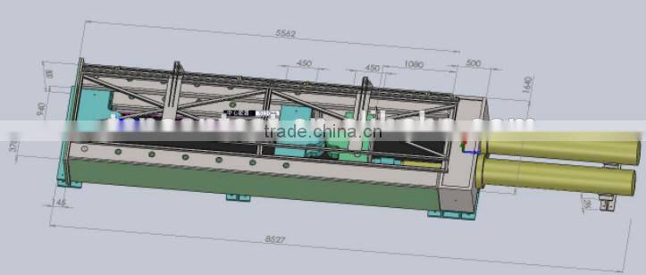 Horizontal tensile test machine/ tensile testing equipment 100T 200T 300T