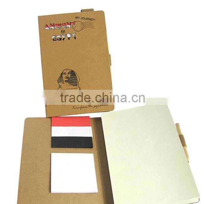 Note book for students include pen and memo school notebook,custom paper school notebook