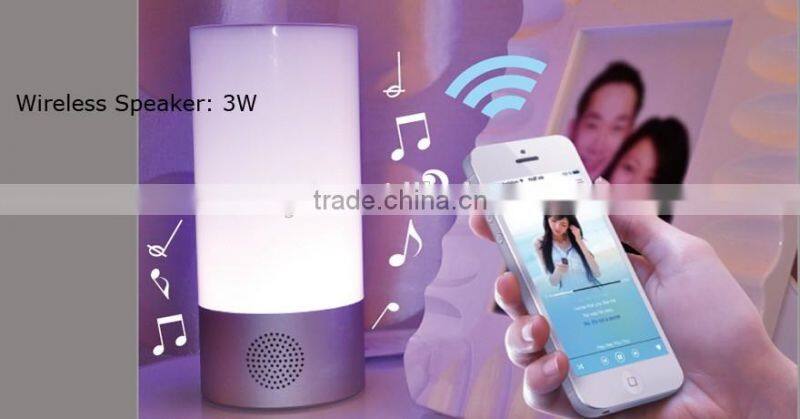 Led Automatic bluetooth lamp light led 360degree touch multicolor changing club 6w led touch lamp night light