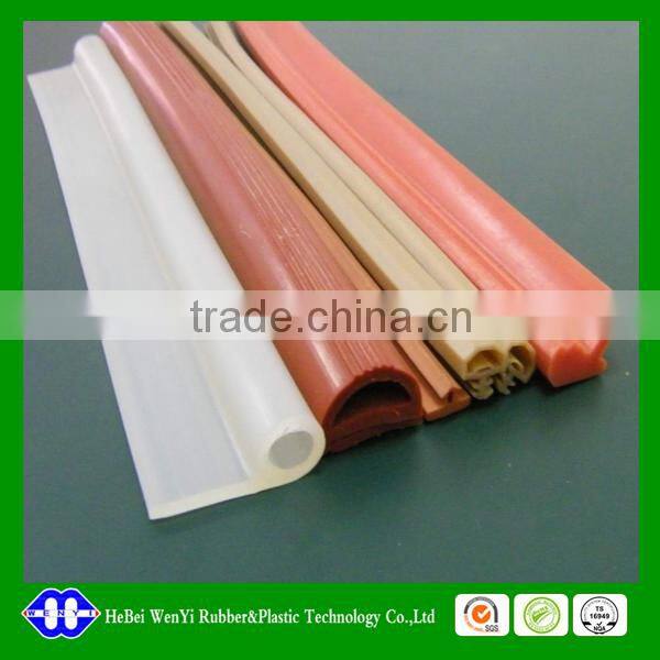 High performance silicone rubber strip