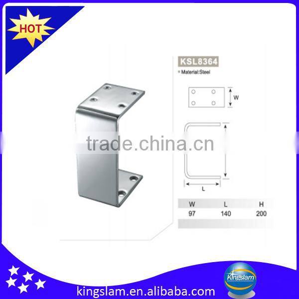 Brushed steel furniture hardware sofa legs KSL8429