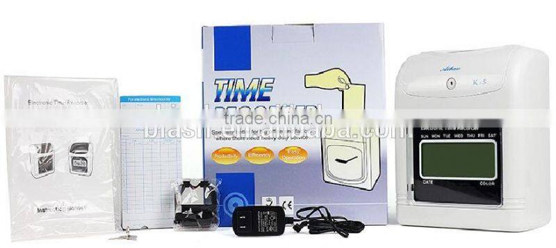 punching time card attendance machine/time attendance machien