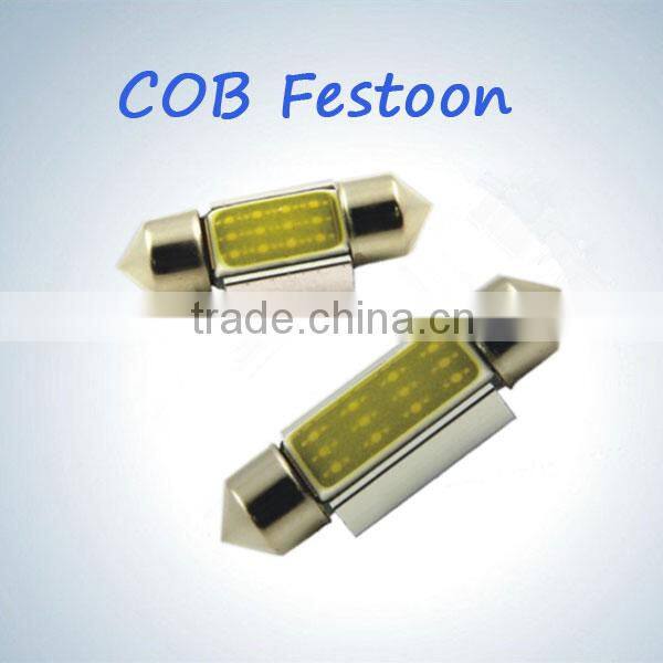 Taiwan Epistar chips festoon led cob lamp c5w canbus