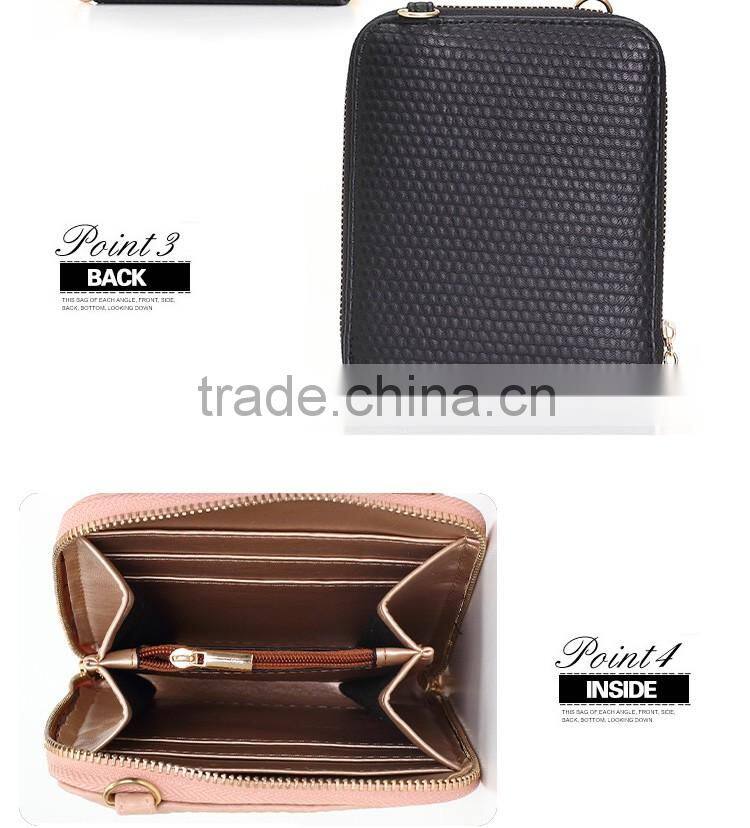 high quality black leather shoulder strap bag men manufacturer