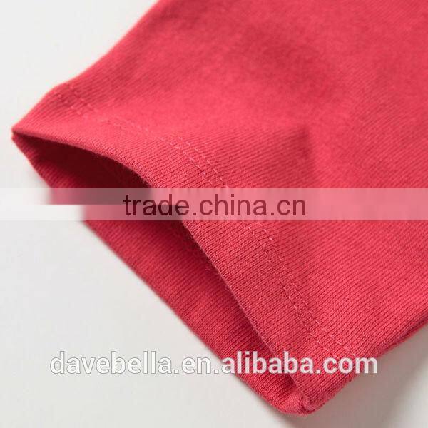 DB687 dave bella 2014 fall/winter printed long sleeve baby clothing sets for girl wholesale printed sets baby clothing sets