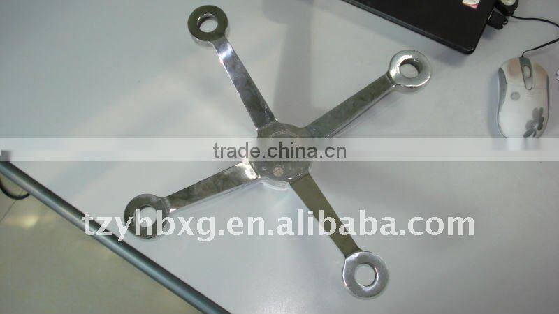 stainless steel glass spider