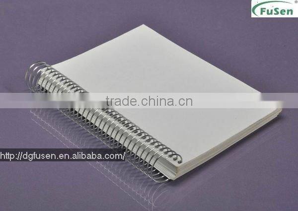 Metal spiral ,Nylon coated iron single loop wire, spiral binding