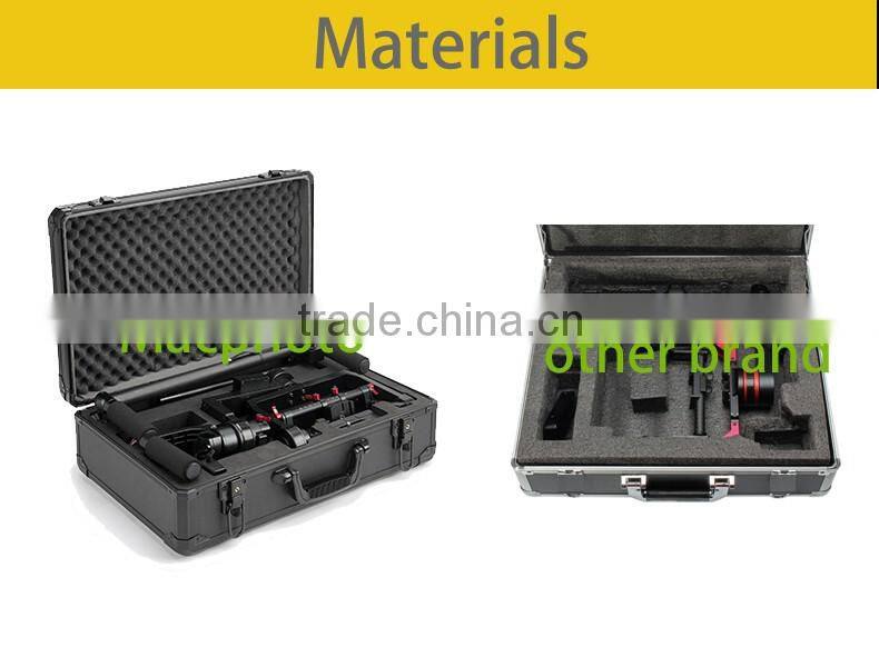 Small camera gimbal with carbon fiber connection axis CNC all in one accurate carving