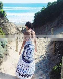 large round Beach Towel with tassels