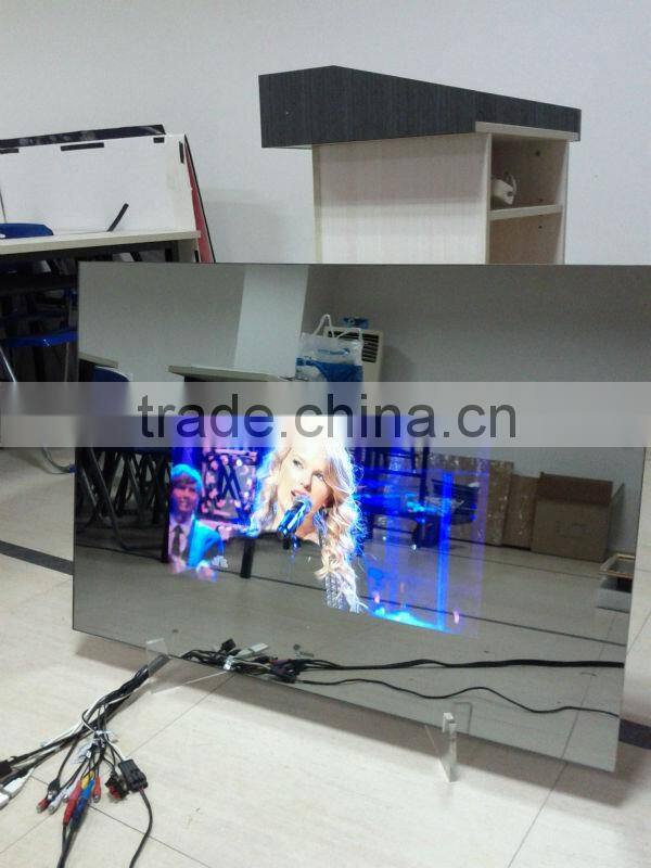 leisure bathroom backlit mirror with tv,waterproof mirror TV