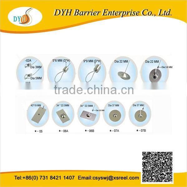 merchandise security tether,Retractors for cosmetic security on counter,Retracting Display Cable