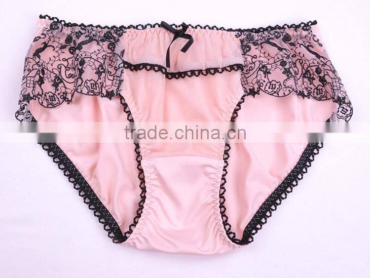 Elegant Women Padded Underwired Bra Lace Underwear Set