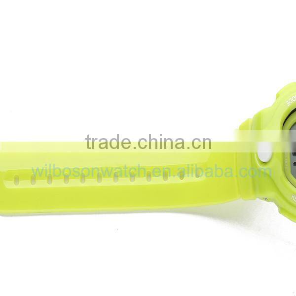 Ladies digital sport silicone watch