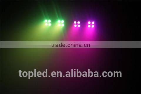 Professional Stage Light RGBW 4in1 DMX512 Disco Light with T-Bar/Carrying Bag/Stand/Footswitch