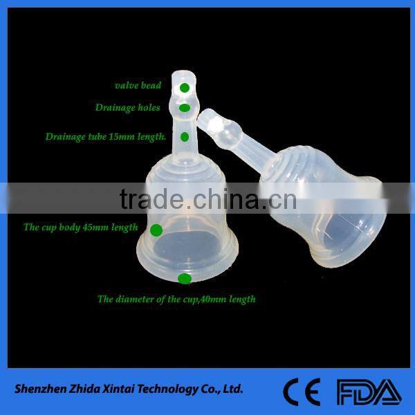 New 2016 Reusable Lady Cup, Hot Sale 100% Premium Quality Medical Silicone Menstruation Cup