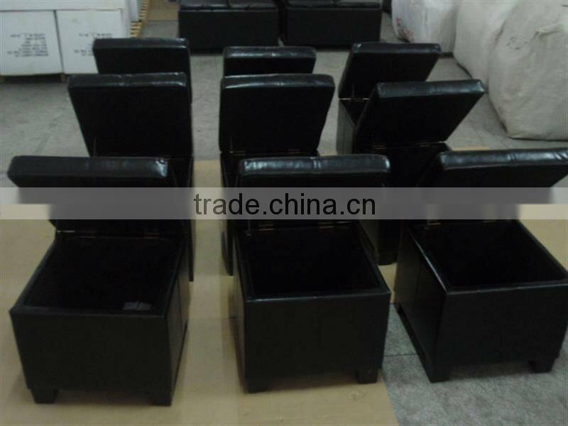 Tufted Leather Storage Bench OT -358