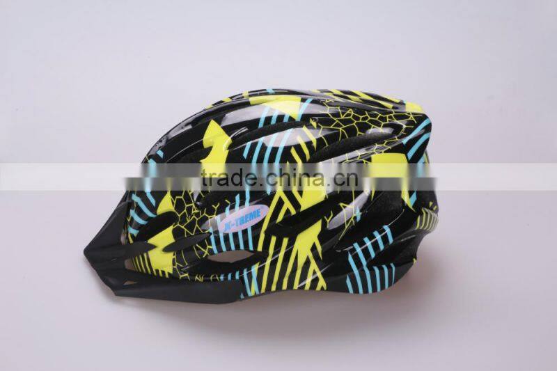 China wholesale PC in-mold bicycle helmet with good ventilation performance for adult