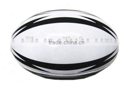 wholesale PVC/PU white funny pvc rugby ball