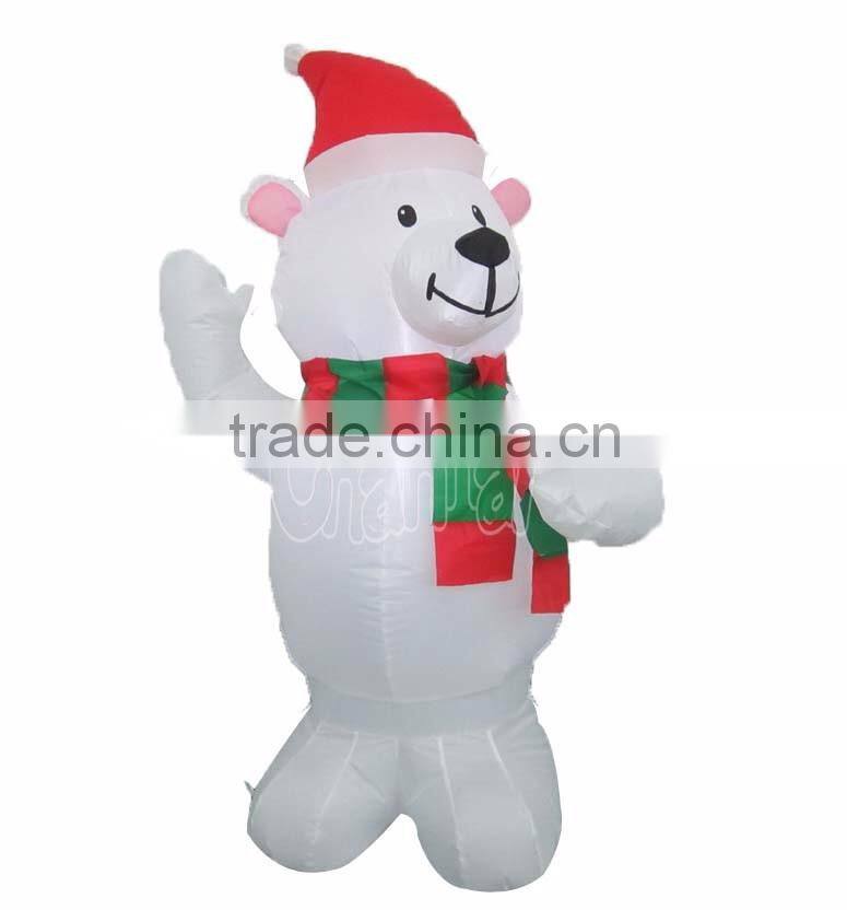 Polar Bear Inflatable for Christmas yard decoration