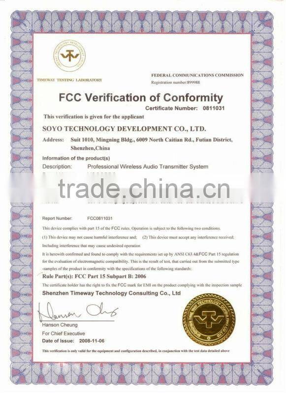 2.4GHz wireless digital souvenir audio guides