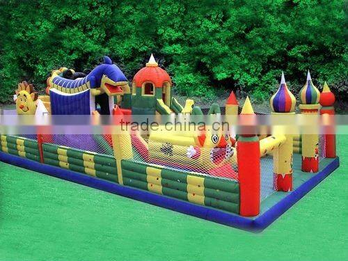 2016 hot interactive inflatable obstacle course jumpers/ giant inflatable playground