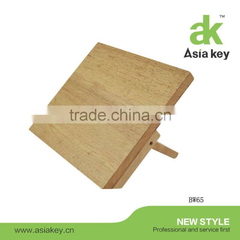 magnetic display rubber wood knife block
