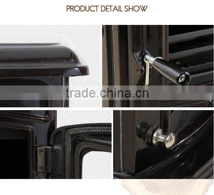 New design smokeless wood burning stove brown surface