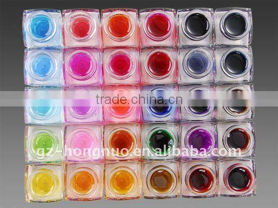 30 Colors Mix Colours Glaze Nail Art Tips UV GEL Set HN1093