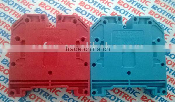 screw wire electrical connection din rail terminal block connector