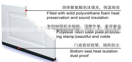 CKM200 Finger Protect Double Track High Quality garage door -- CE approved