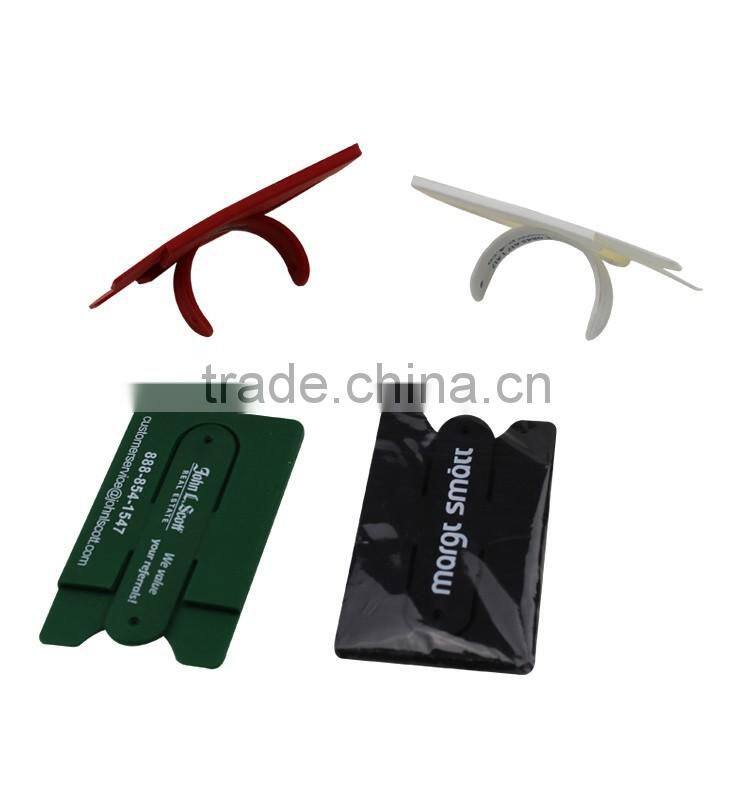 3M Sticker Silicone Smart Wallet,iwallet for Mobile Phone Silicone Card Holder