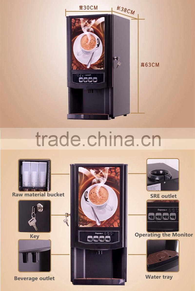 Professional instant drink vending machine