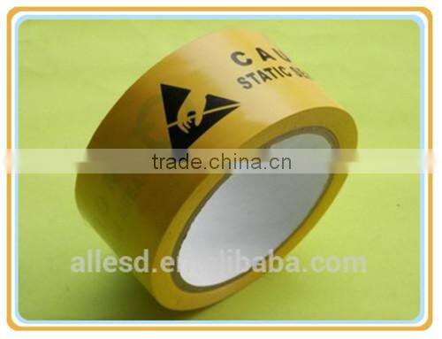 Electronic BOPP static area use plastic warning tape