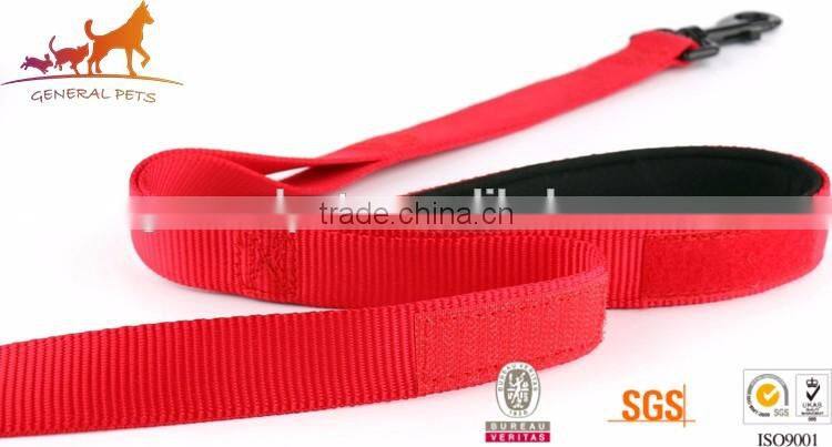 Wholesale Double Handle Nylon Dog Leash Material Pet Supplies for Dogs