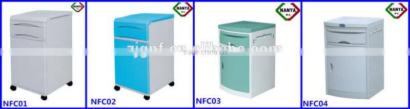 Wooden hospital 3 drawer bedside cabinets,Hospital furniture manufactures