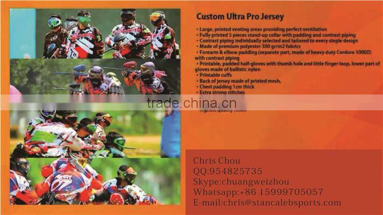 Stan Caleb Sportswear Clothing Paintball Team Custom Army Uniforms