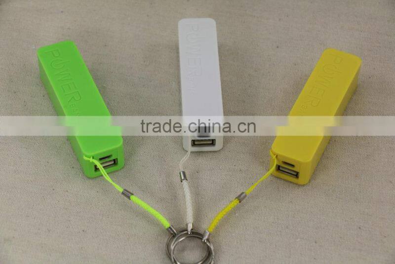 Custom logo Free sample 2000mAh USB Emergency Cell Phone battery charger
