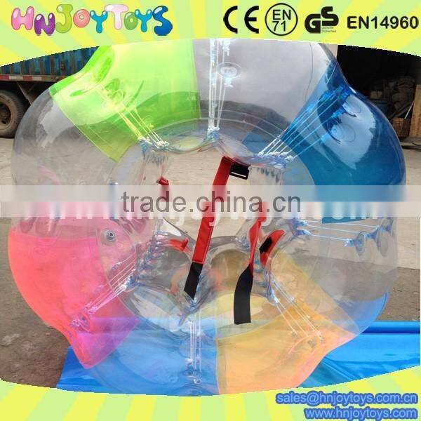hot sale cheap exellent inflatable bumber ball | customized hamsters ball for sale