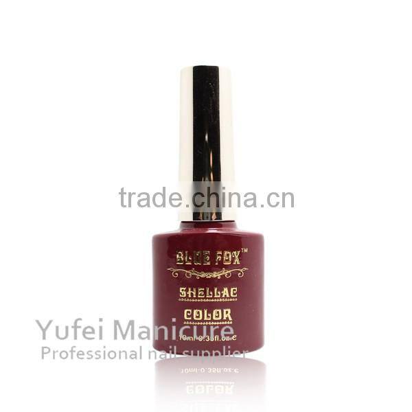 Blue fox 10ml soak off uv led nail gel polish
